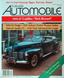 COLLECTIBLE AUTOMOBILE 1990 DEC - MUSTANG SPECIAL